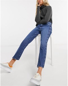 M i h Культовые прямые джинсы с классический талией в выбеленном синем цвете M.i.h jeans