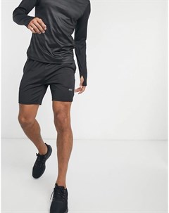 Черные спортивные шорты из быстросохнущей ткани Asos 4505
