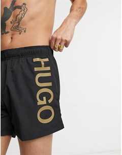 Черные шорты для плавания HUGO Abas Hugo bodywear
