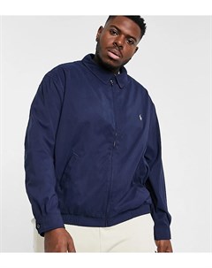 Темно синяя куртка Харрингтон Bi Swing с логотипом Big Tall Polo ralph lauren