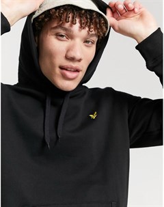 Худи черного цвета Lyle & scott