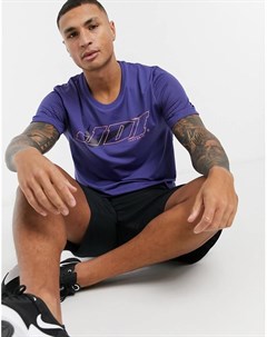 Фиолетовая футболка с логотипом Sport Clash Nike training