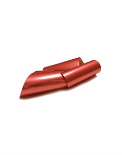 Фольга для дизайна ногтей Поталь 4x100 см красная Runail