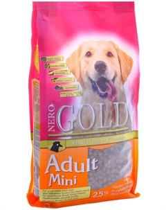 Dog Adult Mini для взрослых собак маленьких пород с курицей и рисом 2 5 кг Nero gold