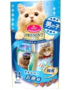 Лакомство Present для привередливых кошек с тихоокеанской рыбой 42 гр Japan premium pet