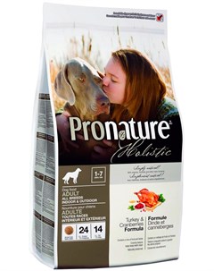 Holistic Dog Adult All Breeds для взрослых собак всех пород с индейкой и клюквой 13 6 кг Pronature