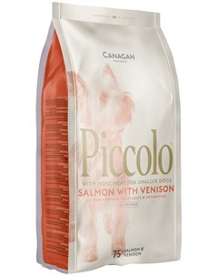 Grain Free Salmon With Venison беззерновой для взрослых собак маленьких пород с лососем и олениной 0 Piccolo