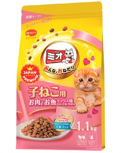 Mio 5 секретов здоровья для котят с мясом рыбой и овощами 1 1 кг Japan premium pet