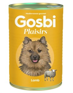 Влажный корм для собак Plaisirs Lamb с ягненком 0 4 кг Gosbi