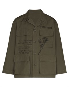 Куртка в стиле милитари с графичным принтом Neighborhood