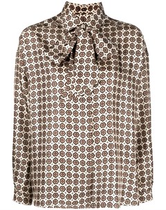 Блузка с геометричным принтом Alberto biani