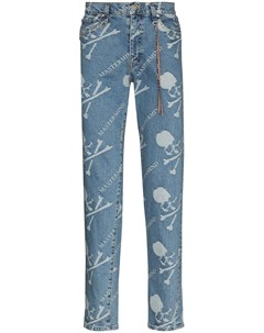 Узкие джинсы с логотипом Mastermind japan