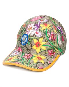 Бейсбольная кепка с цветочным принтом Gucci