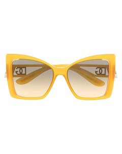 Солнцезащитные очки в массивной оправе с логотипом Dolce & gabbana eyewear