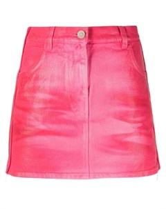 Джинсовая юбка мини с молнией сбоку Givenchy