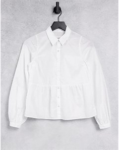 Белая рубашка А силуэта Abercrombie & fitch