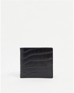 Кожаный бумажник с фактурой крокодиловой кожи Gianni feraud