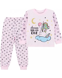 Пижама для девочки свитшот и брюки Мечта Babycollection