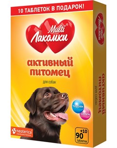 Лакомство Активный Питомец для взрослых собак витаминное 100 шт Multi лакомки