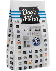 Adult Home для взрослых собак всех пород живущих дома 10 кг Dog’s menu
