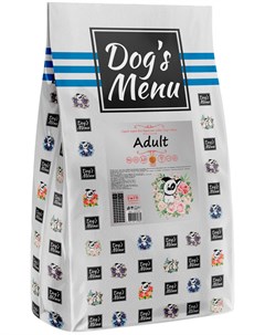 Adult для взрослых собак всех пород 10 кг Dog’s menu