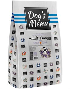 Adult Energy для активных взрослых собак всех пород 10 кг Dog’s menu