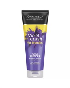 Шампунь с фиолетовым пигментом для нейтрализации желтизны светлых волос Intensive Purple Shampoo 250 John frieda