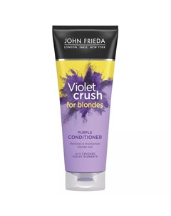 Кондиционер с фиолетовым пигментом для восстановления и поддержания оттенка светлых волос Violet Cru John frieda