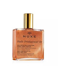 Мерцающее золотое сухое масло для лица тела и волос Huile Prodigieuse 50 мл Prodigieuse Nuxe