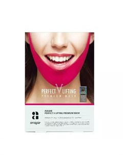 AVAJAR perfect V lifting premium mask Умная лифтинговая маска розовая 1 шт Для лица Avajar