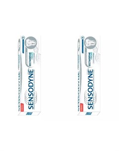 Набор Зубная паста Восстановление и Защита отбеливающая 75 мл 2 штуки Зубные пасты Sensodyne