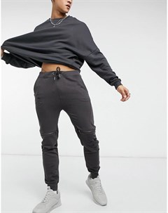 Темно серые брюки в стиле casual Soul star