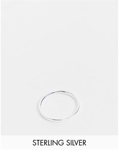 Узкое кольцо из стерлингового серебра Asos design