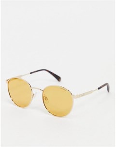 Солнцезащитные очки в стиле унисекс с круглыми линзами Polaroid
