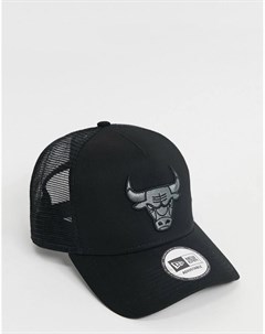 Черная кепка с логотипом команды Chicago Bulls 9forty New era