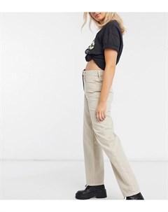 Мешковатые джинсы бежевого цвета с эффектом застиранности в стиле 90 х x014 Collusion