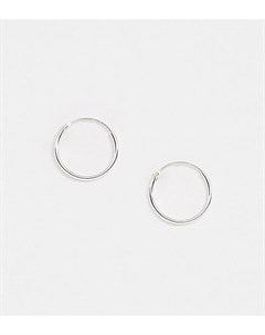Эксклюзивные серьги кольца диаметром 12 мм из стерлингового серебра Kingsley ryan