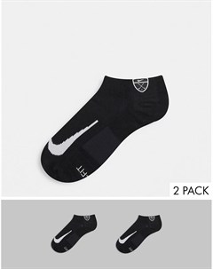 Набор из 2 пар черных носков Nike golf