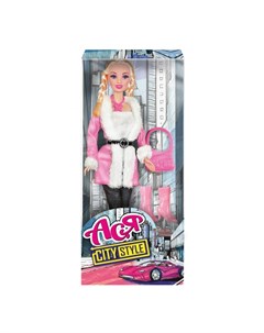 Кукла Ася Блондинка с косичками Городской стиль 28 см Toyslab (science agents)