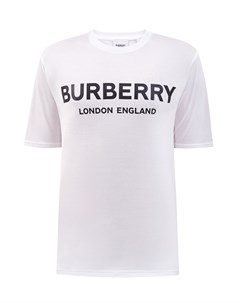 Хлопковая футболка из джерси с аппликацией Burberry