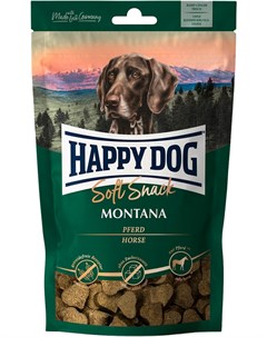Лакомство Softsnack Montana для взрослых собак всех пород с кониной 100 гр Happy dog