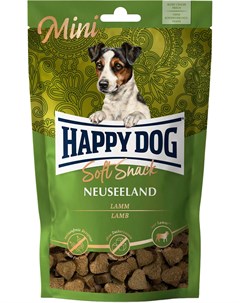 Лакомство Softsnack Mini Neuseeland для взрослых собак мелких пород с ягненком 100 гр Happy dog