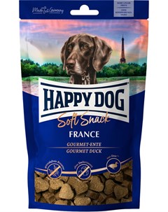Лакомство Softsnack France для взрослых собак всех пород с уткой 100 гр Happy dog