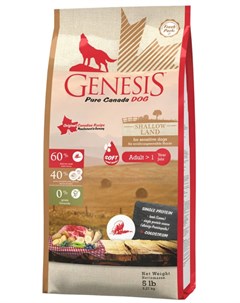 Сухой корм для собак Pure Canada Shallow Land с ягненком 2 268 кг Genesis