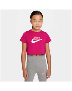 Подростковая футболка Big Kids Girls Cropped T Shirt Nike
