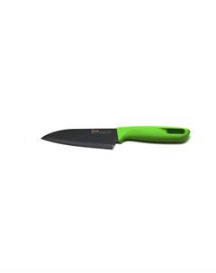 Нож сантоку 12 5 см Titanium зелёный Ivo