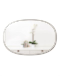 Зеркало овальное 61 х 91 см Hub серый Umbra