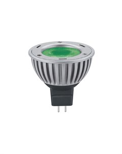 Светодиодная лампа GU5 3 3 5W зеленый Paulmann