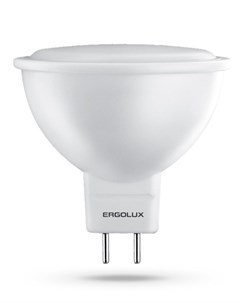 Светодиодная лампа GU5 3 9W 3000К теплый Ergolux