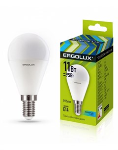 Светодиодная лампа E14 11W 4500К белый Ergolux